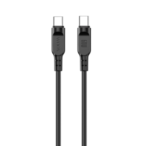 Cable de datos Hilo de PVC Tipo C a Tipo C 60W 1m 2m 3m