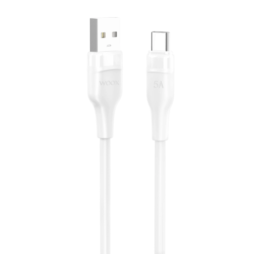 Cable de datos Hilo de PVC USB a Tipo-C 5A 100W 1m 45W 2m