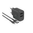 Enchufe 2 USB + cable