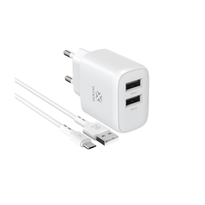 Enchufe 2 USB + cable