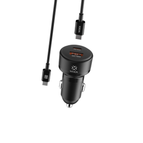 Cargador de coche PD+QC+cable