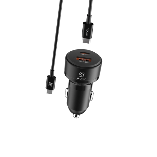 Cargador de coche PD+QC+cable