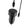 Cargador de coche 2 PD+cable