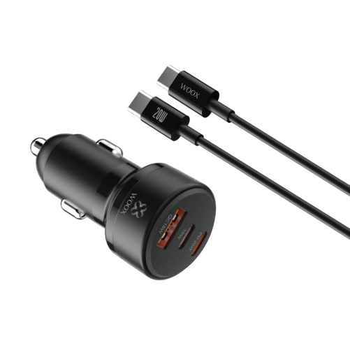 Cargador de coche 2 PD+QC+cable