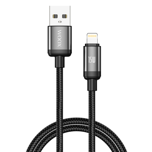 Cable de datos Hilo trenzado USB a Lightning 15W 1m 2m 3m