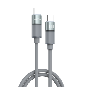 Cable de datos MX0221 Tipo C a Tipo C 60W 1m-marrón