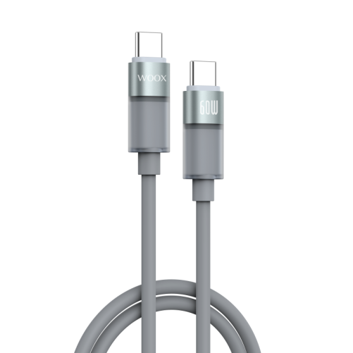 Cable de datos MX0221 Tipo C a Tipo C 60W 1m-marrón